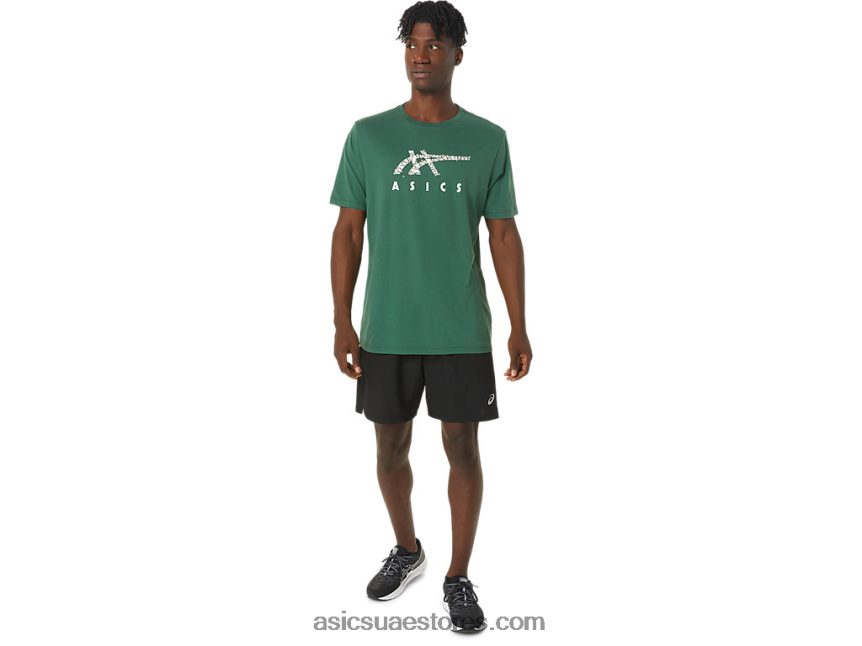 Asics صياد الأخضر طاقم شعار أضواء العطلة 2N24DJ791
