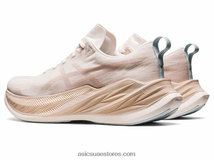 Asics كريم / بيج معدني سوبربلاست 2N24DJ7