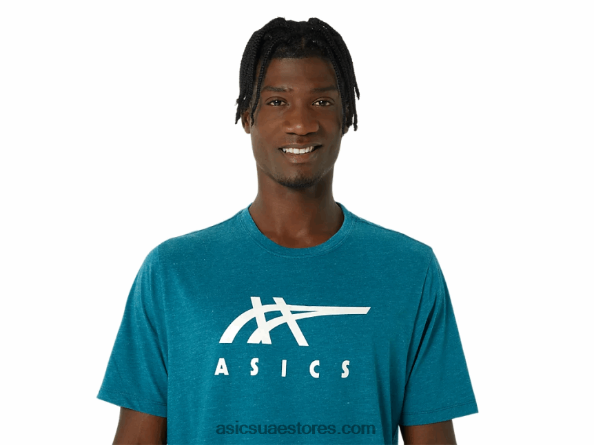Asics هيذر الصنوبر المخملية كم قصير شريطية 2N24DJ802