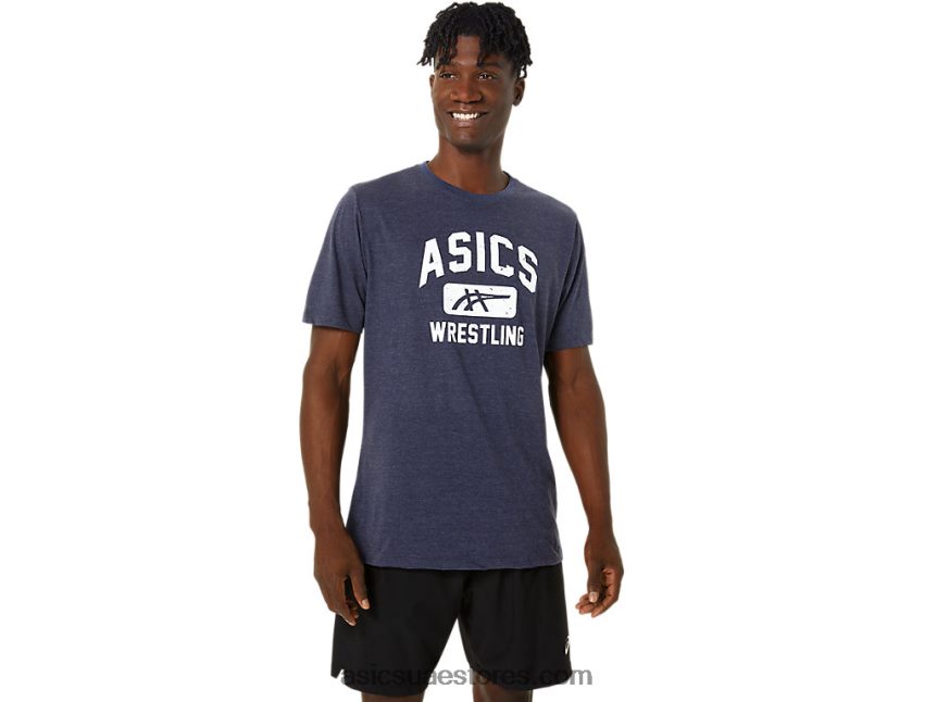 Asics هيذر الطاووس للجنسين المصارعة الجرافيك المحملة 2N24DJ826
