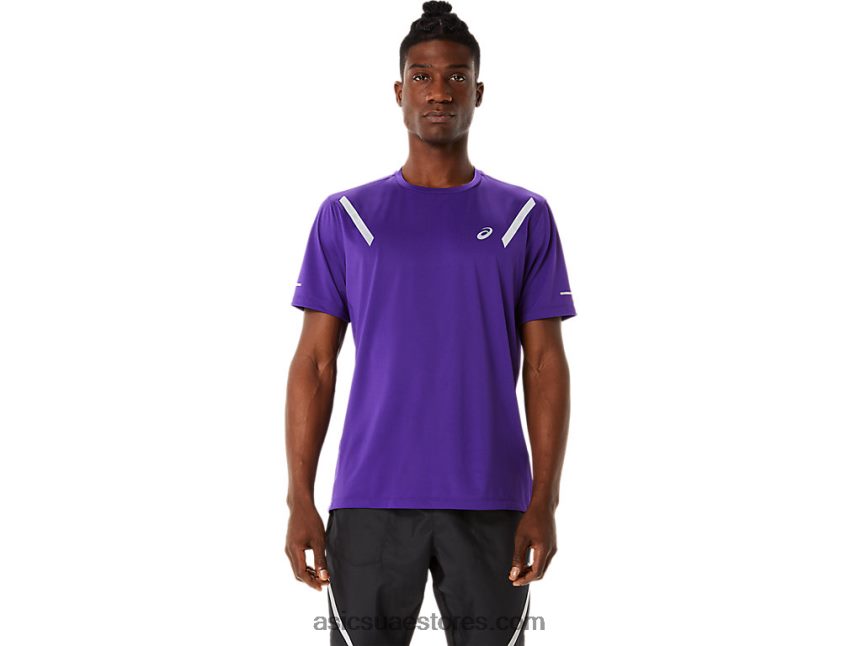 Asics مربى العنب قميص بأكمام قصيرة وعرض خفيف للرجال 2N24DJ844