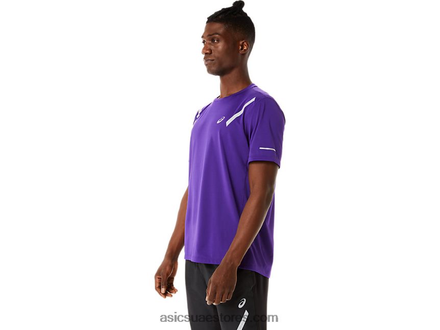 Asics مربى العنب قميص بأكمام قصيرة وعرض خفيف للرجال 2N24DJ844