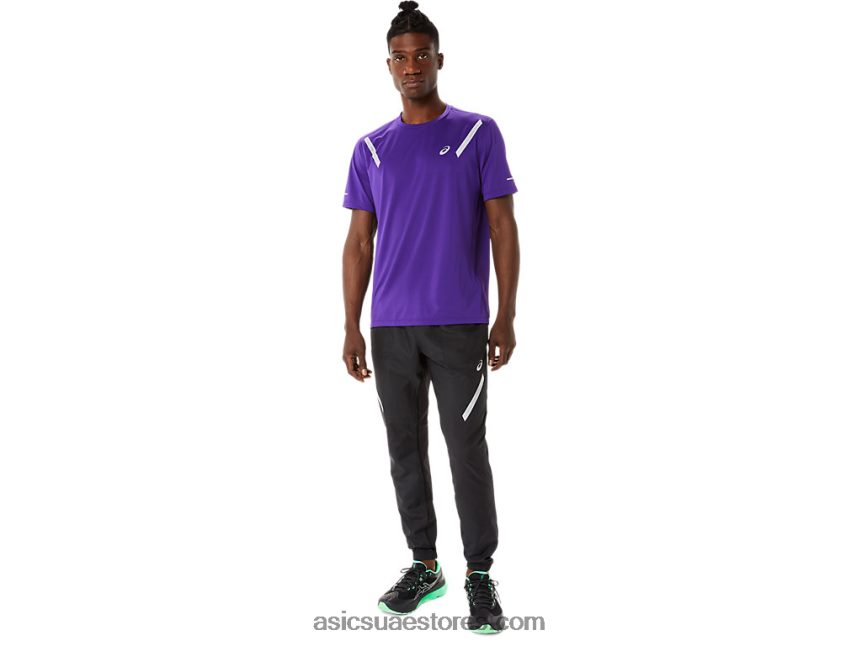 Asics مربى العنب قميص بأكمام قصيرة وعرض خفيف للرجال 2N24DJ844