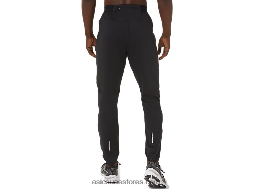 Asics أسود الأداء بنطلون عرض خفيف للرجال 2N24DJ858