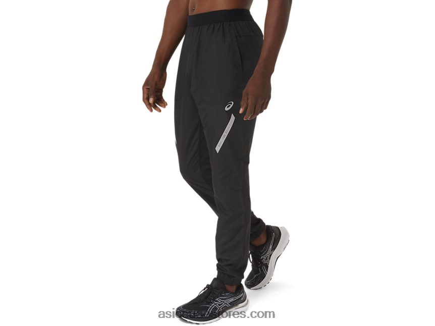Asics أسود الأداء بنطلون عرض خفيف للرجال 2N24DJ858