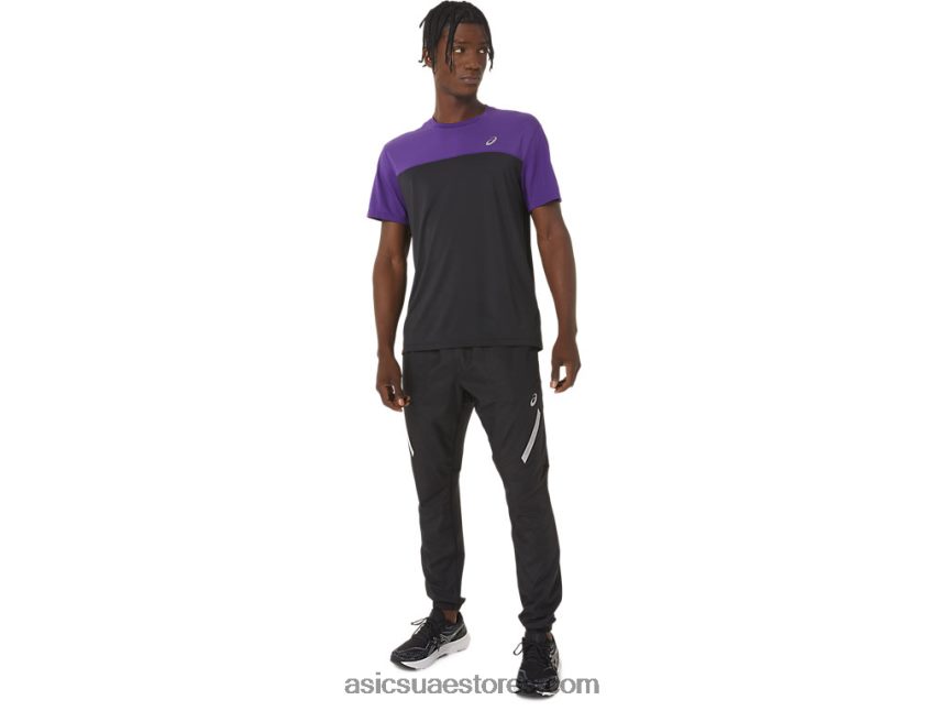 Asics أسود الأداء بنطلون عرض خفيف للرجال 2N24DJ858