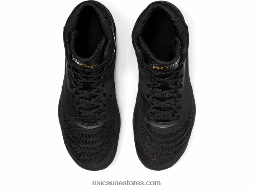 Asics أسود / ذهب خالص انقسام النخبة 2N24DJ863
