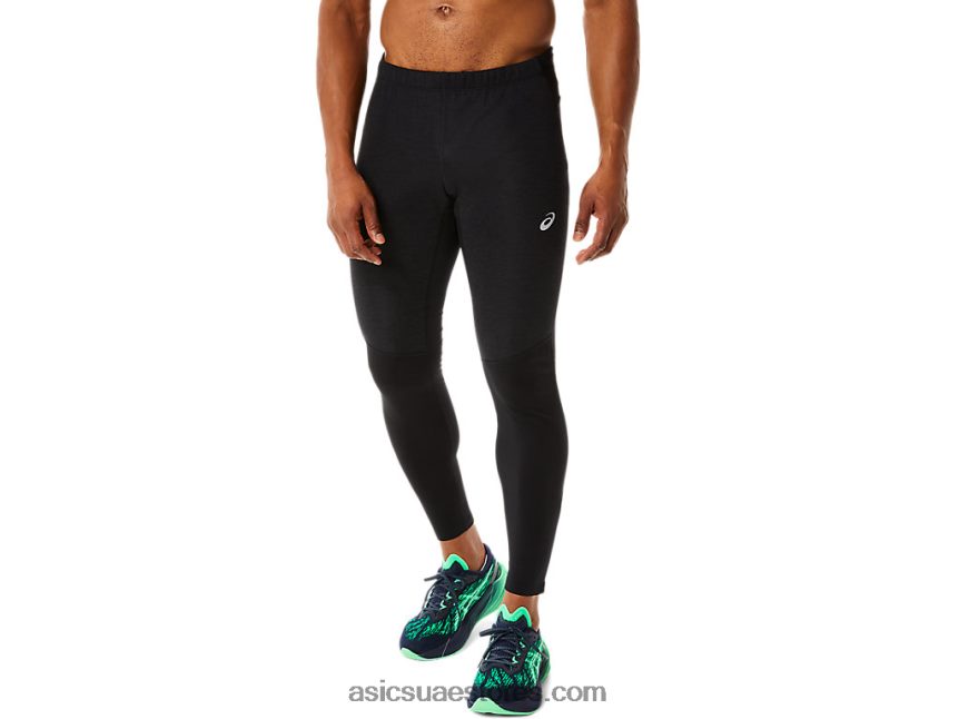 Asics أسود الأداء تشغيل الشتاء الرجال ضيق 2N24DJ870