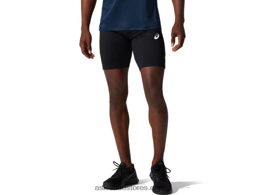 Asics أسود الأداء العداء الفضي للرجال 2N24DJ887