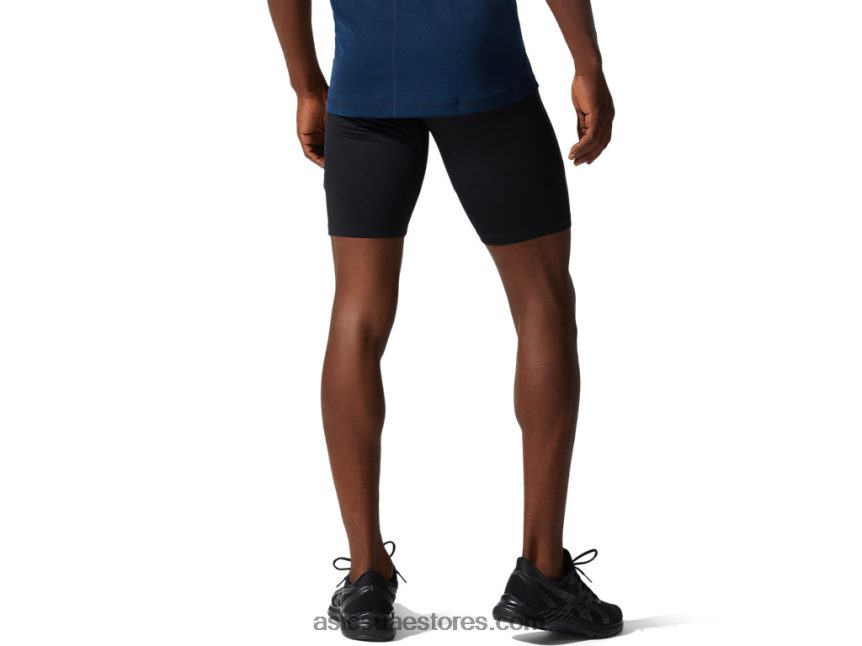 Asics أسود الأداء العداء الفضي للرجال 2N24DJ887