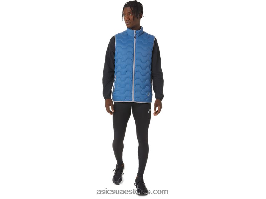 Asics اللازوردية / الصخر الصخري م عكس سترة الإضافية 2N24DJ888