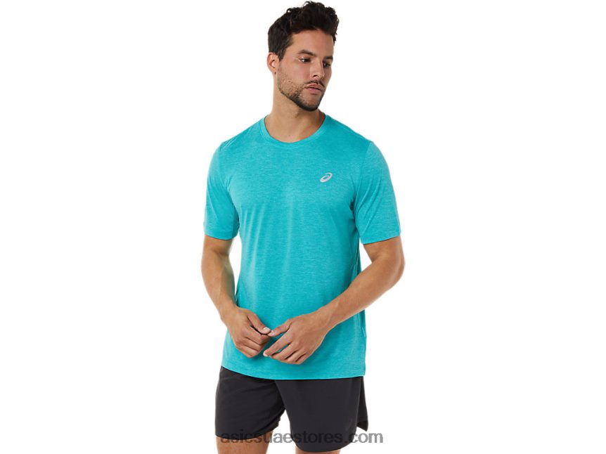 Asics تكنو سماوي أعلى أداء للرجال بأكمام قصيرة 2N24DJ892