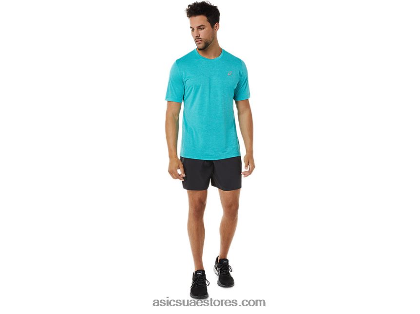 Asics تكنو سماوي أعلى أداء للرجال بأكمام قصيرة 2N24DJ892