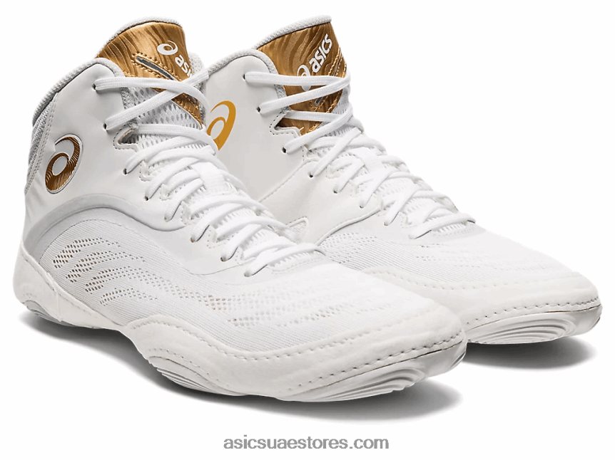 Asics أبيض / ذهب خالص انقسام النخبة 2N24DJ898