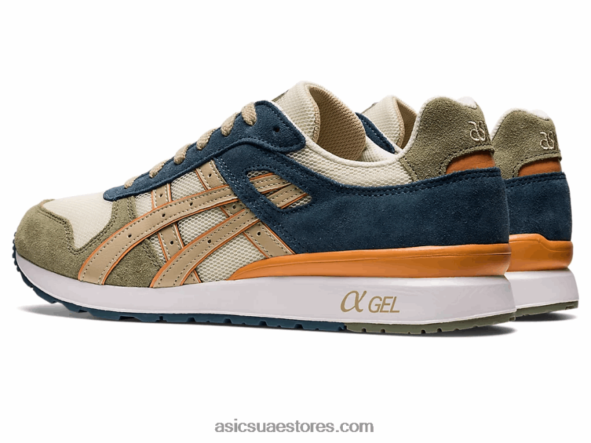 Asics كريم / ريش رمادي جي تي الثاني 2N24DJ981