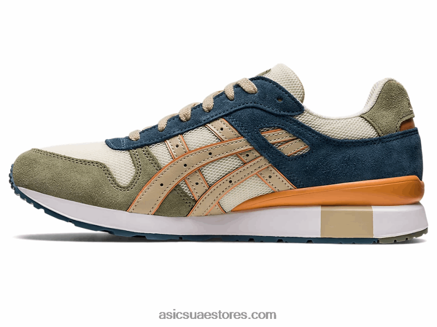 Asics كريم / ريش رمادي جي تي الثاني 2N24DJ981