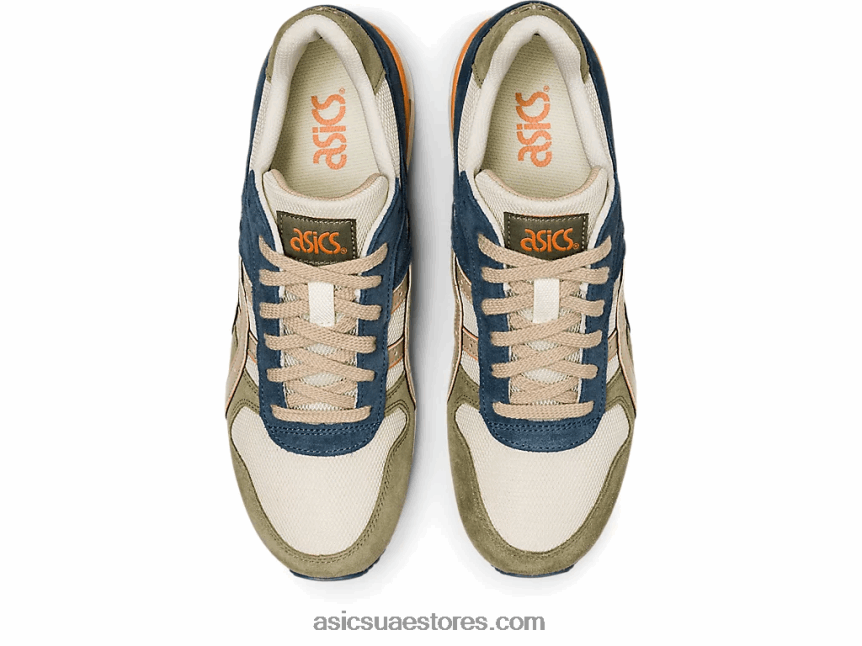 Asics كريم / ريش رمادي جي تي الثاني 2N24DJ981