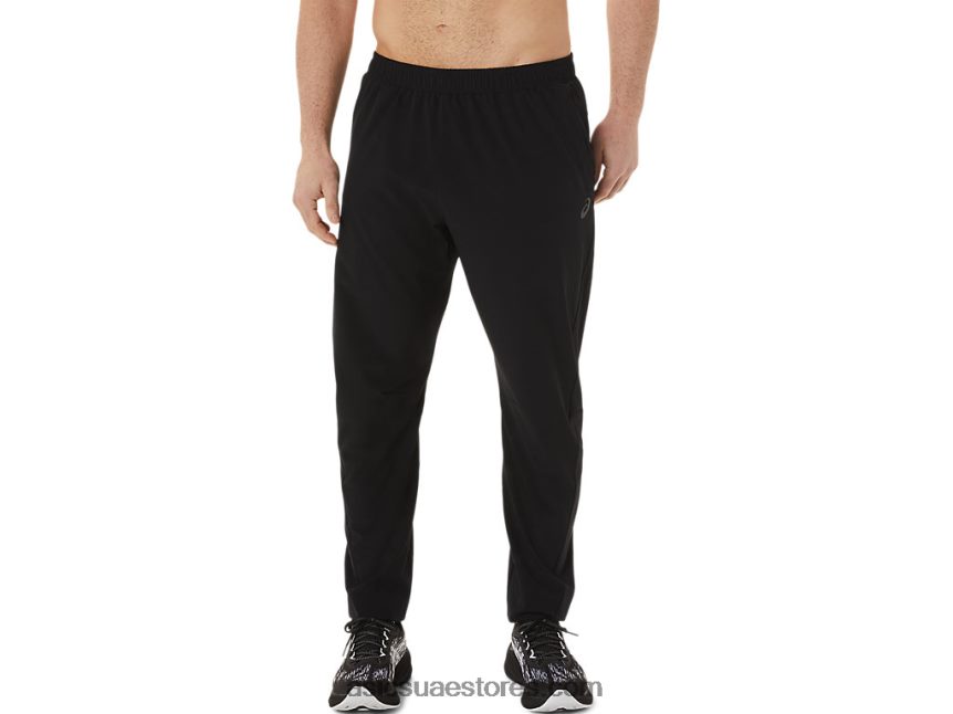 Asics أسود الأداء السراويل المنسوجة للرجال 2N24DJ984