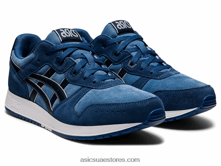 Asics الخيط الرمادي / الأزرق الفرنسي لايت كلاسيك 2N24DJ990