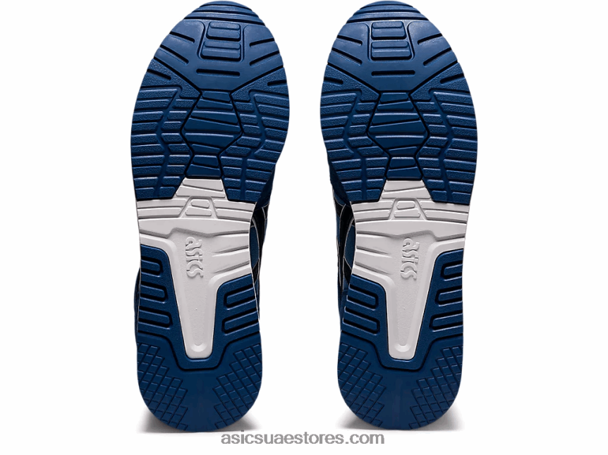Asics الخيط الرمادي / الأزرق الفرنسي لايت كلاسيك 2N24DJ990