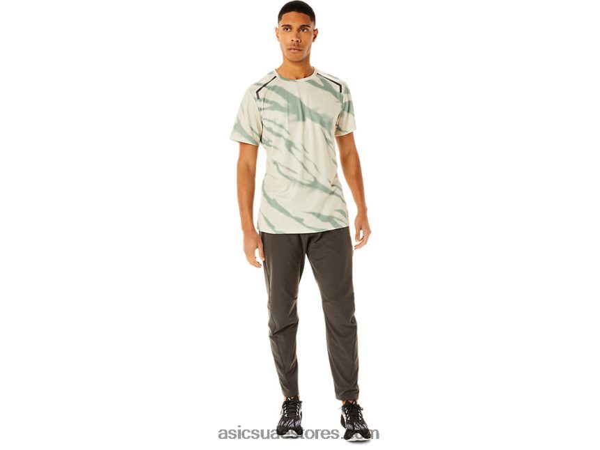 Asics سبج رمادي السراويل المنسوجة للرجال 2N24DJ994