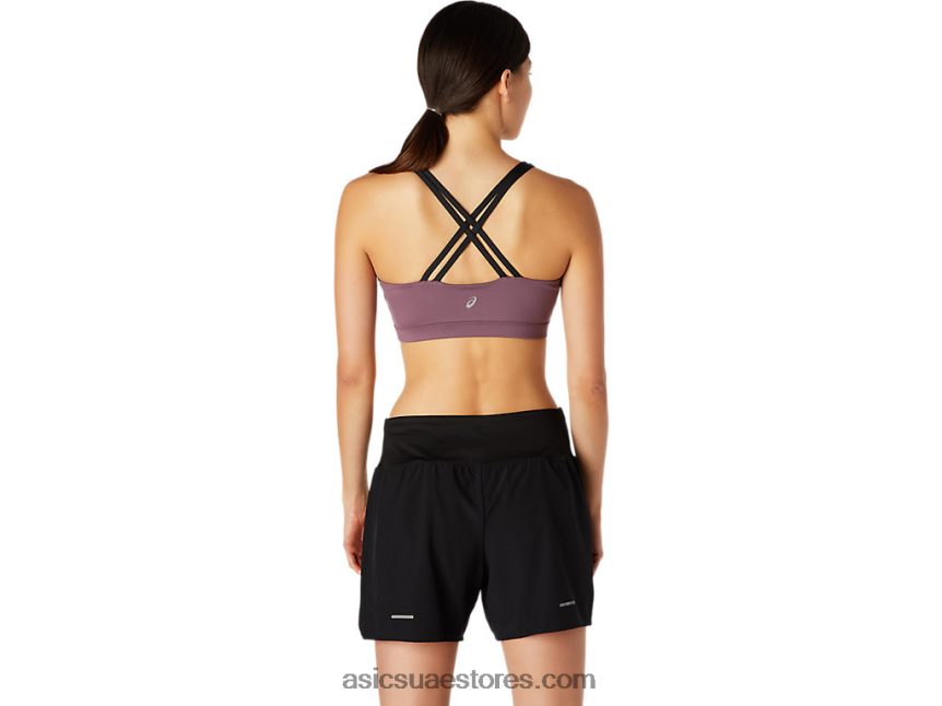 Asics العنب / أسود الأداء حمالة صدر متقاطعة للسيدات 2.0 2N24DJ2747
