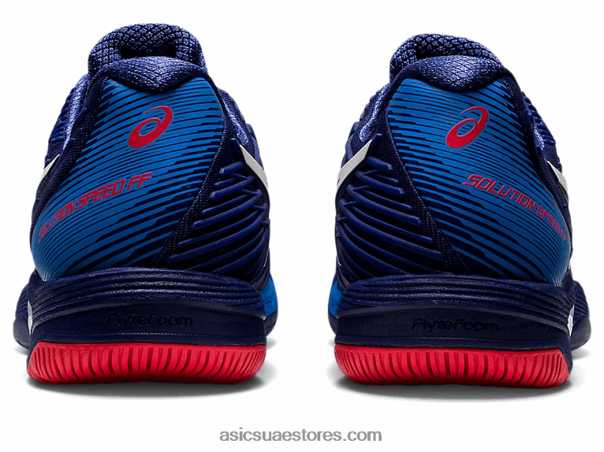 Asics الغوص الأزرق / الأبيض سرعة الحل صص 2 2N24DJ1151