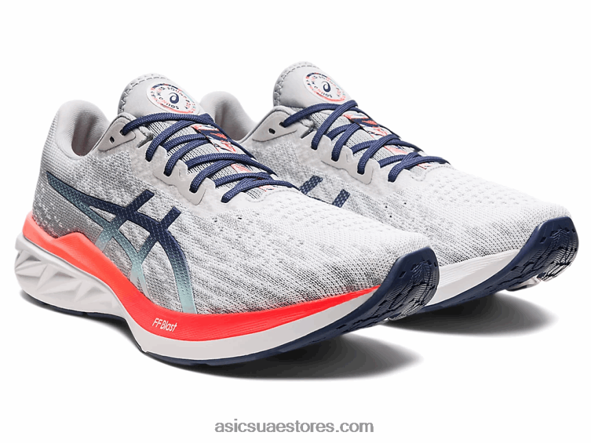 Asics الرمادي الجليدي / الرعد الأزرق دينابلست 2 2N24DJ1441