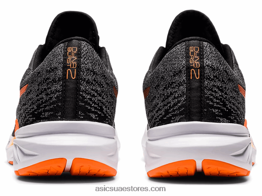 Asics أسود / برتقالي صادم دينابلست 2 2N24DJ1486