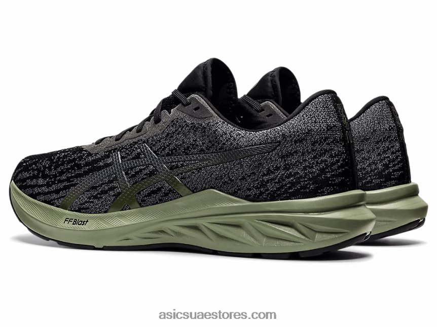 Asics أسود / رمادي الناقل دينابلست 2 2N24DJ1519