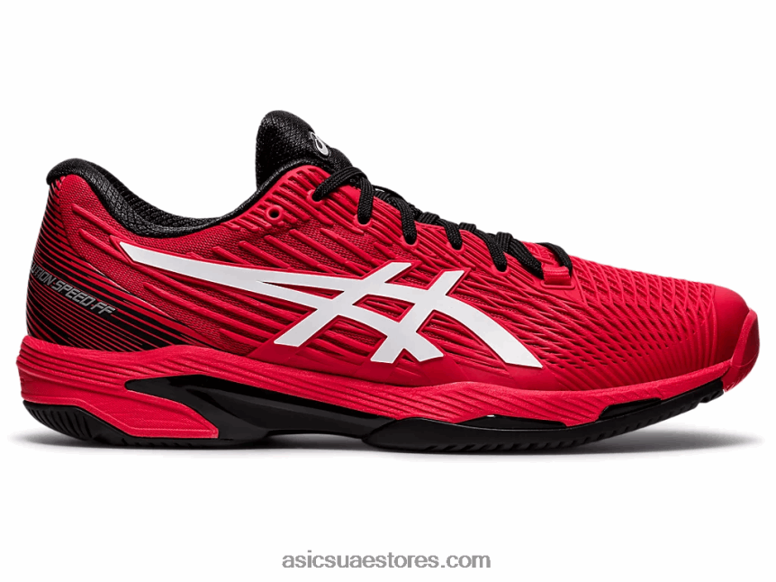 Asics أحمر كهربائي / أبيض سرعة الحل صص 2 2N24DJ1660