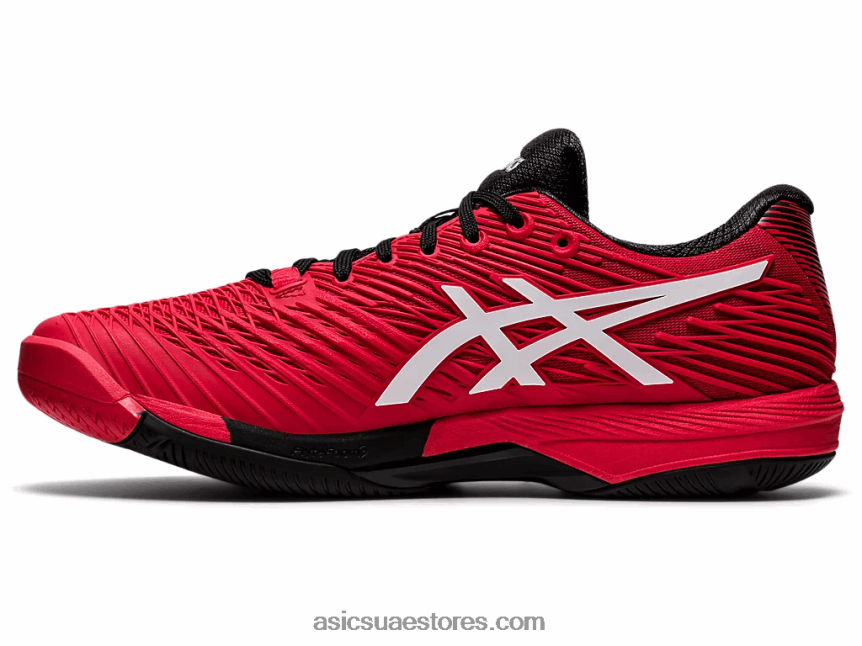 Asics أحمر كهربائي / أبيض سرعة الحل صص 2 2N24DJ1660