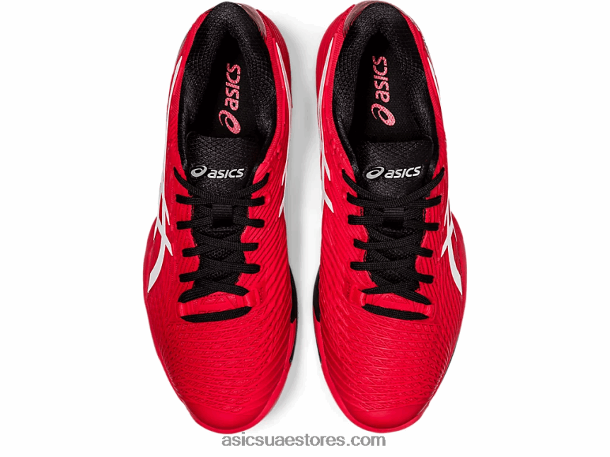 Asics أحمر كهربائي / أبيض سرعة الحل صص 2 2N24DJ1660