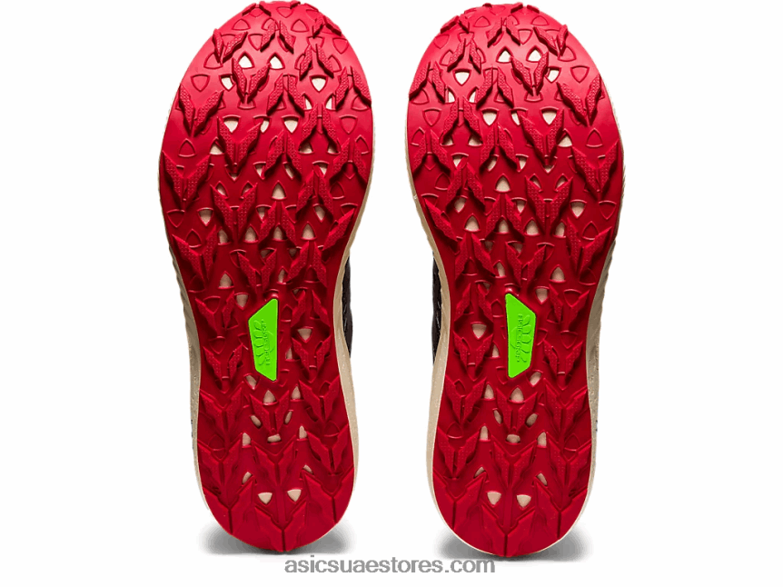 Asics أسود / أحمر كهربائي فوجي لايت 2 2N24DJ1661
