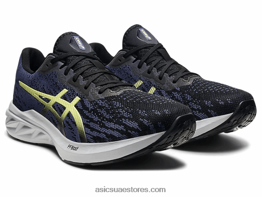 Asics أسود / أصفر توهج دينابلست 2 2N24DJ1732