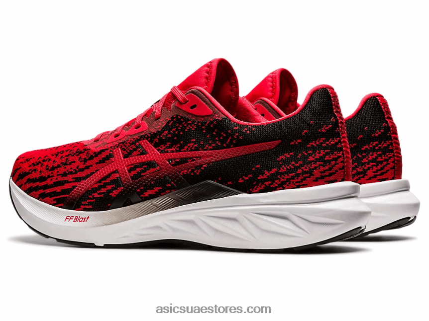 Asics أحمر كهربائي / أسود دينابلست 2 2N24DJ1733