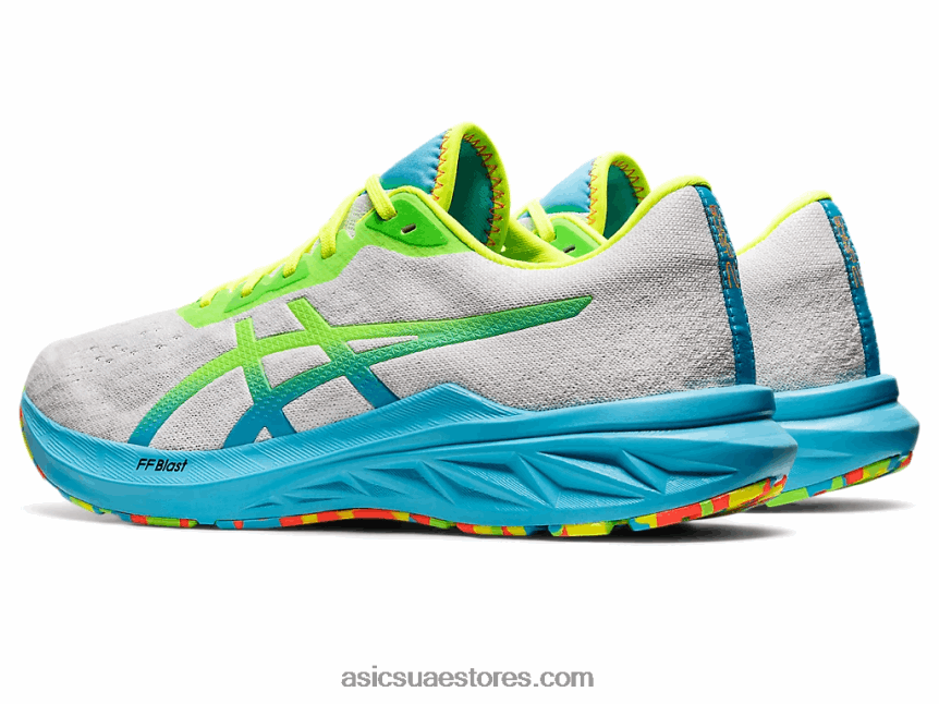 Asics أبيض / أبو بريص أخضر دينابلست 2 2N24DJ1738