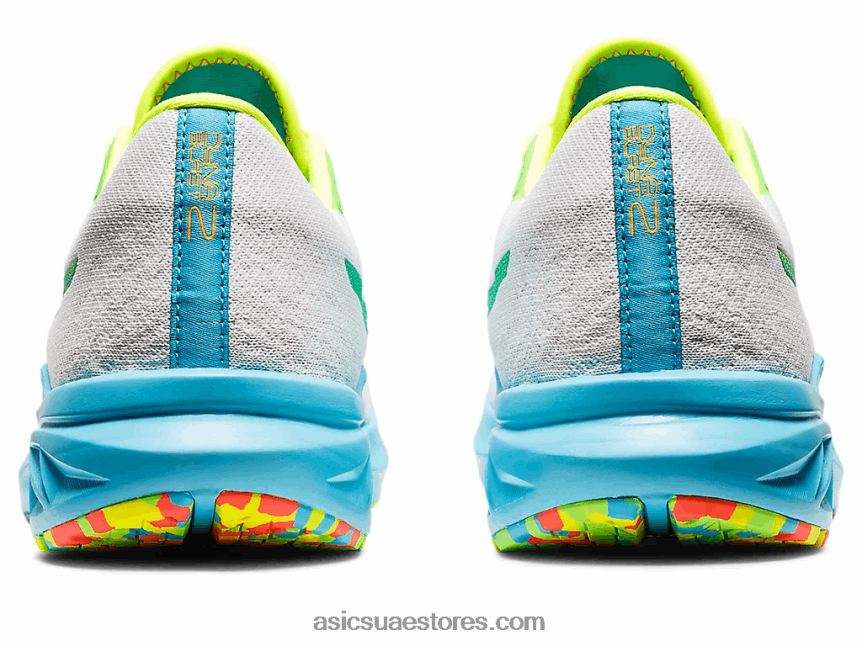 Asics أبيض / أبو بريص أخضر دينابلست 2 2N24DJ1738