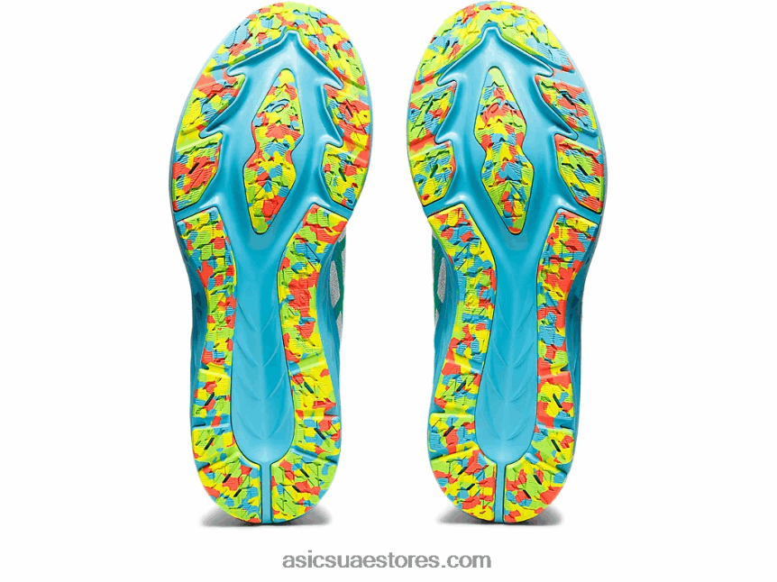 Asics أبيض / أبو بريص أخضر دينابلست 2 2N24DJ1738