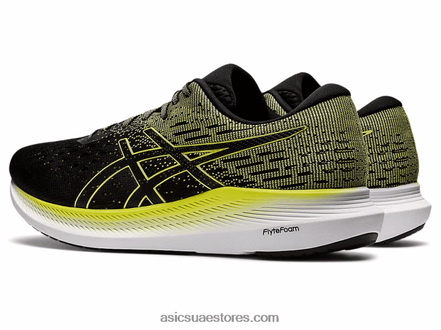 Asics أسود / أصفر توهج إيفورايد 2 2N24DJ1774