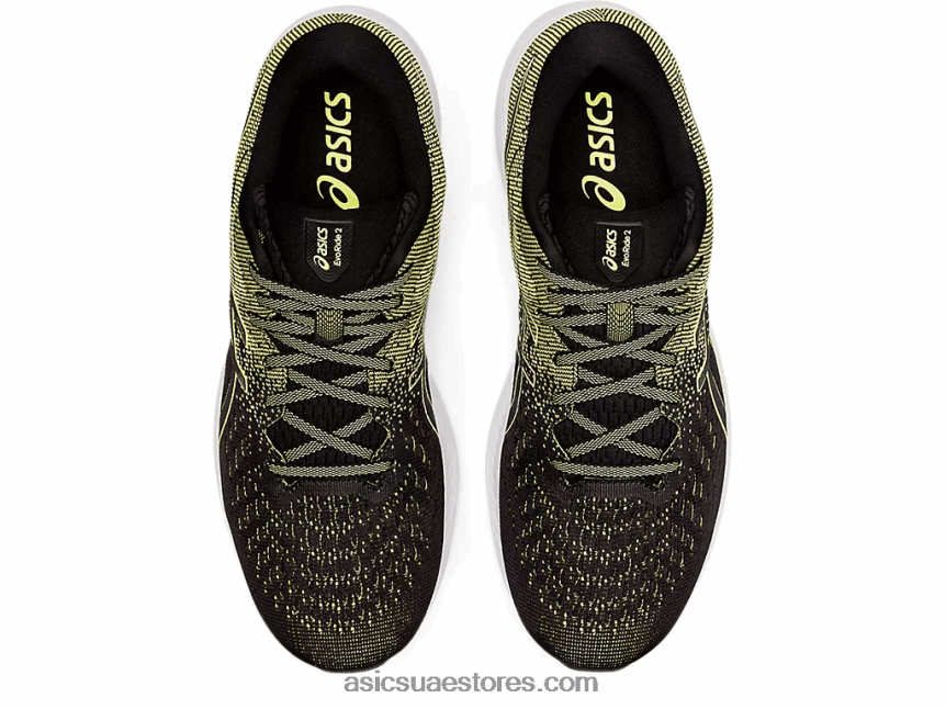 Asics أسود / أصفر توهج إيفورايد 2 2N24DJ1774