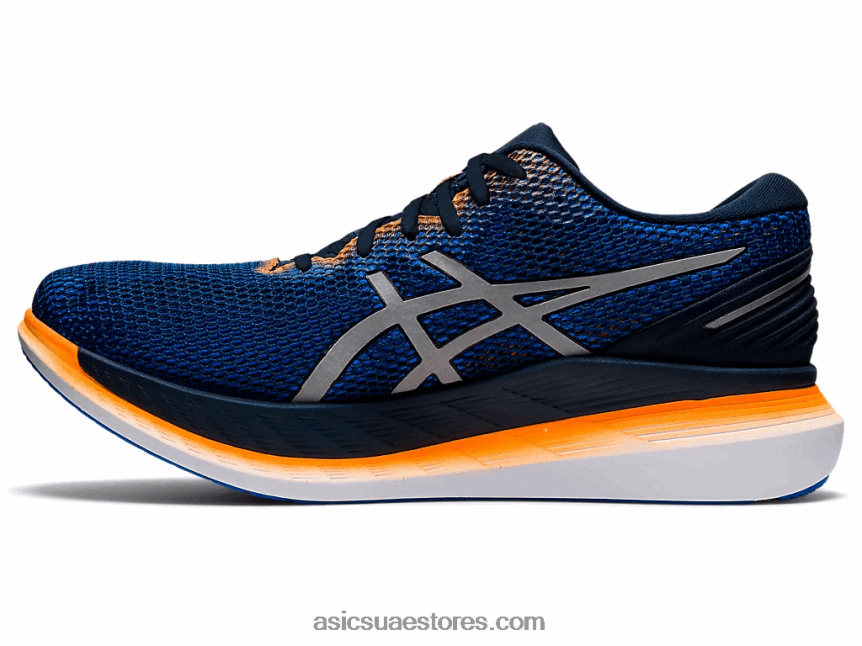 Asics الأزرق الفرنسي / الفضة النقية طائرة شراعية 2 لايت شو 2N24DJ1800