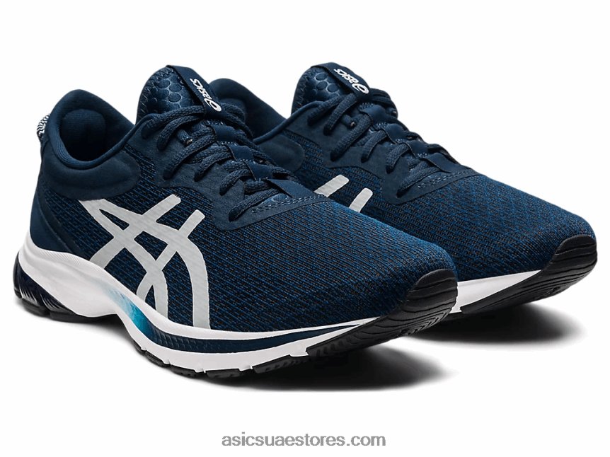 Asics الأزرق الفرنسي / الرمادي بيدمونت جل كومو لايت 2 2N24DJ1801