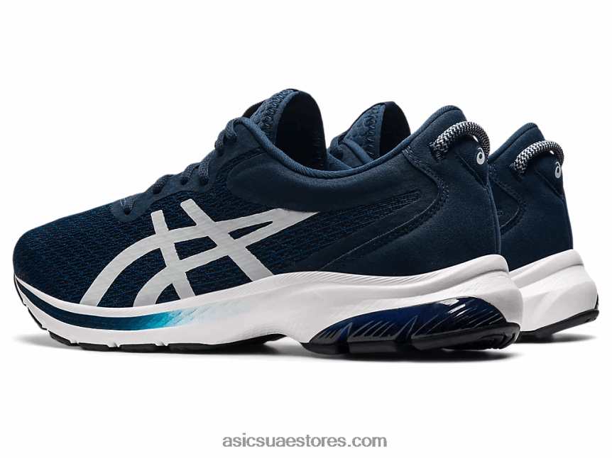 Asics الأزرق الفرنسي / الرمادي بيدمونت جل كومو لايت 2 2N24DJ1801