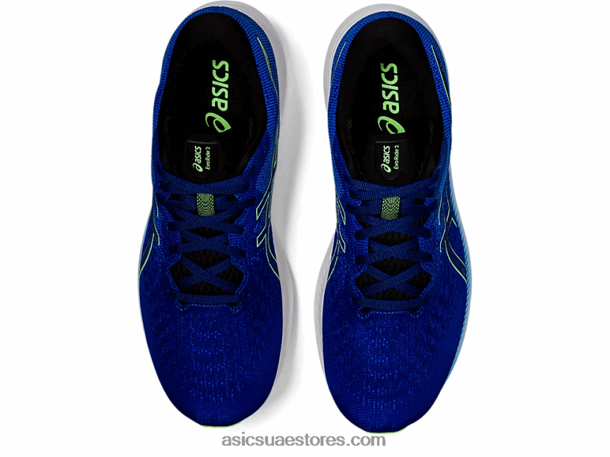 Asics موناكو أزرق / لامع لامع إيفورايد 2 2N24DJ1813