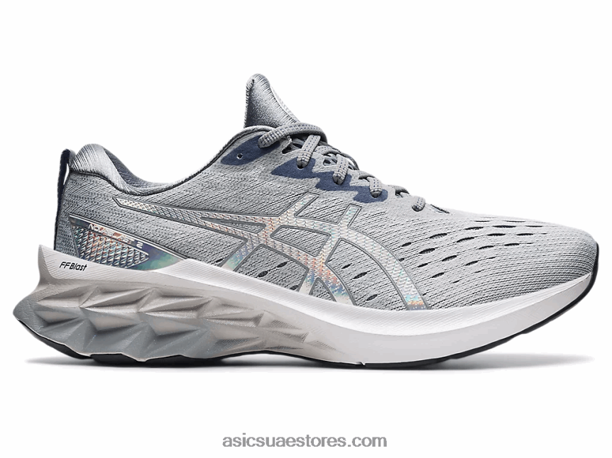 Asics بيدمونت رمادي / أبيض نوفابلاست 2 بلاتين 2N24DJ1839