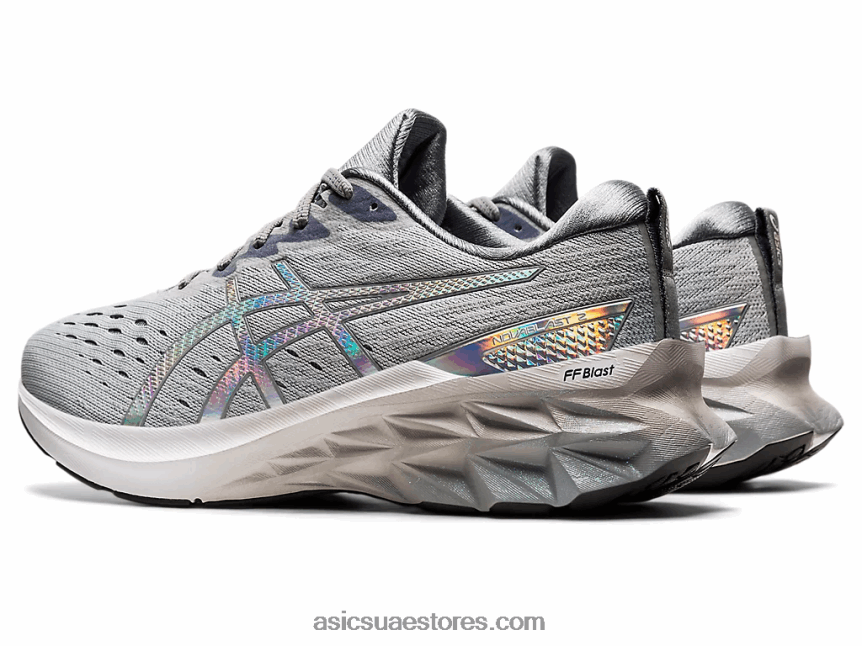 Asics بيدمونت رمادي / أبيض نوفابلاست 2 بلاتين 2N24DJ1839