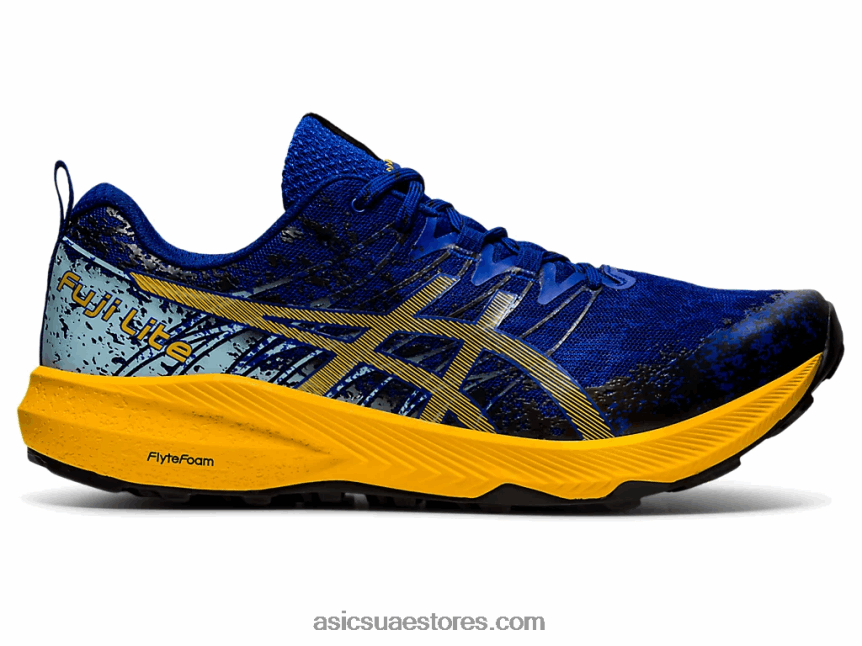 Asics موناكو أزرق / عباد الشمس فوجي لايت 2 2N24DJ1866