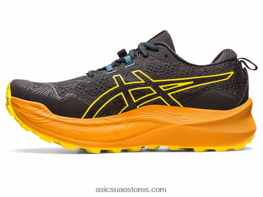 Asics أسود / أصفر ذهبي ترابوكو ماكس 2 2N24DJ188