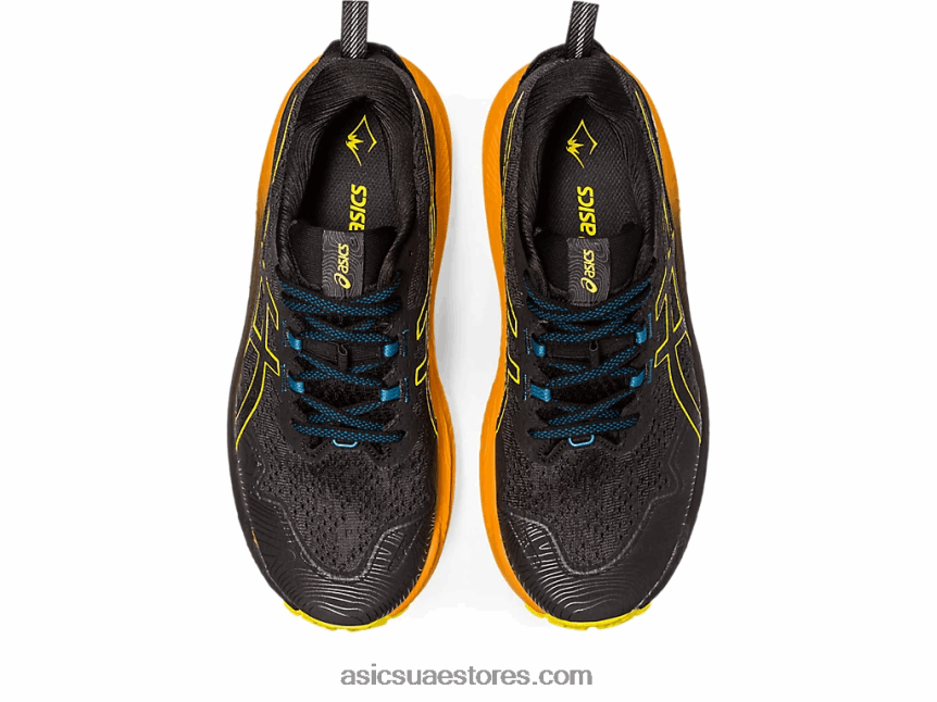 Asics أسود / أصفر ذهبي ترابوكو ماكس 2 2N24DJ188